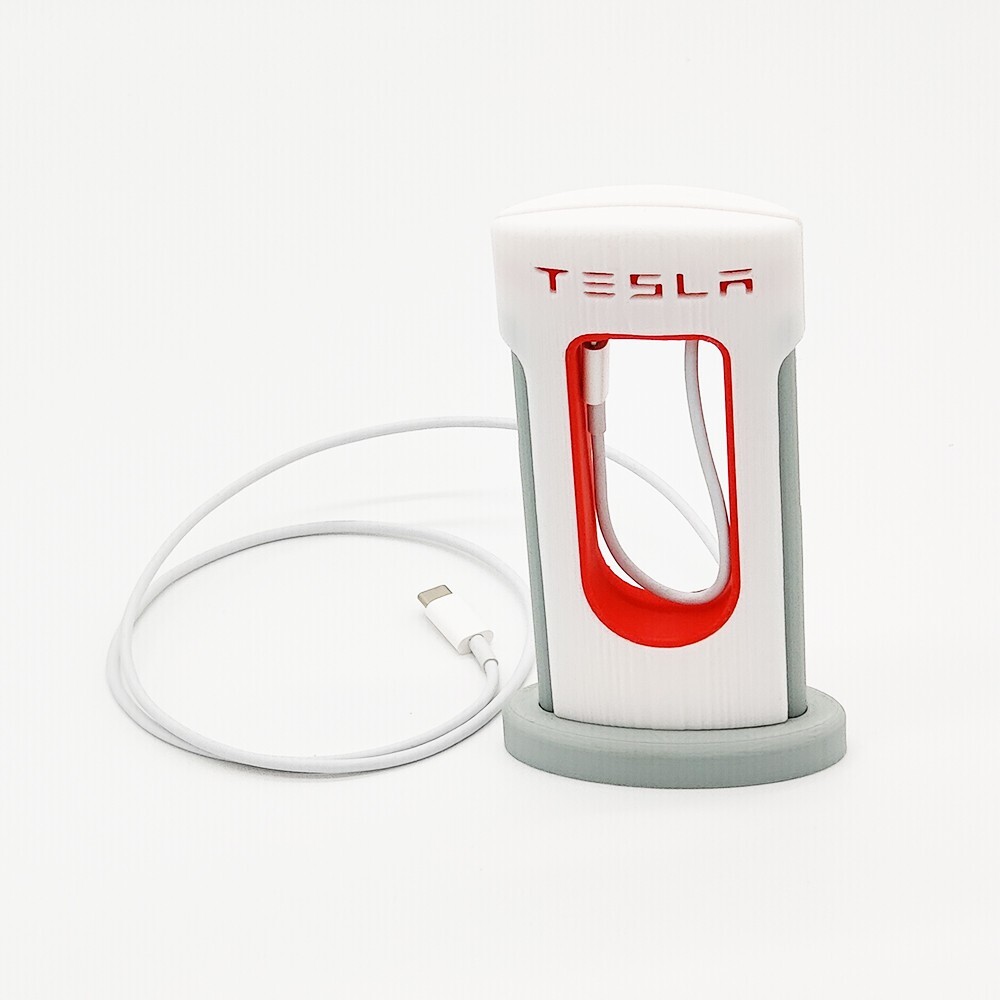 TESLA Supercharger V3 Phone Charger iPhone Android Accessories 3D printing model