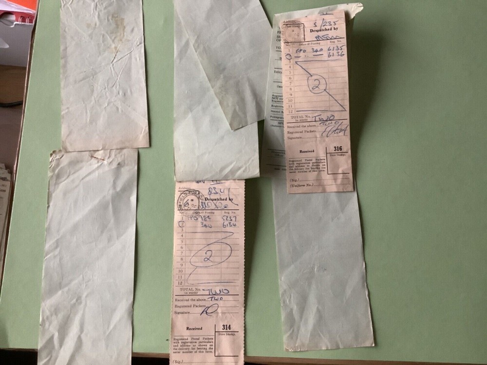 British Forces Postal service Bill 6 items Ref A1690