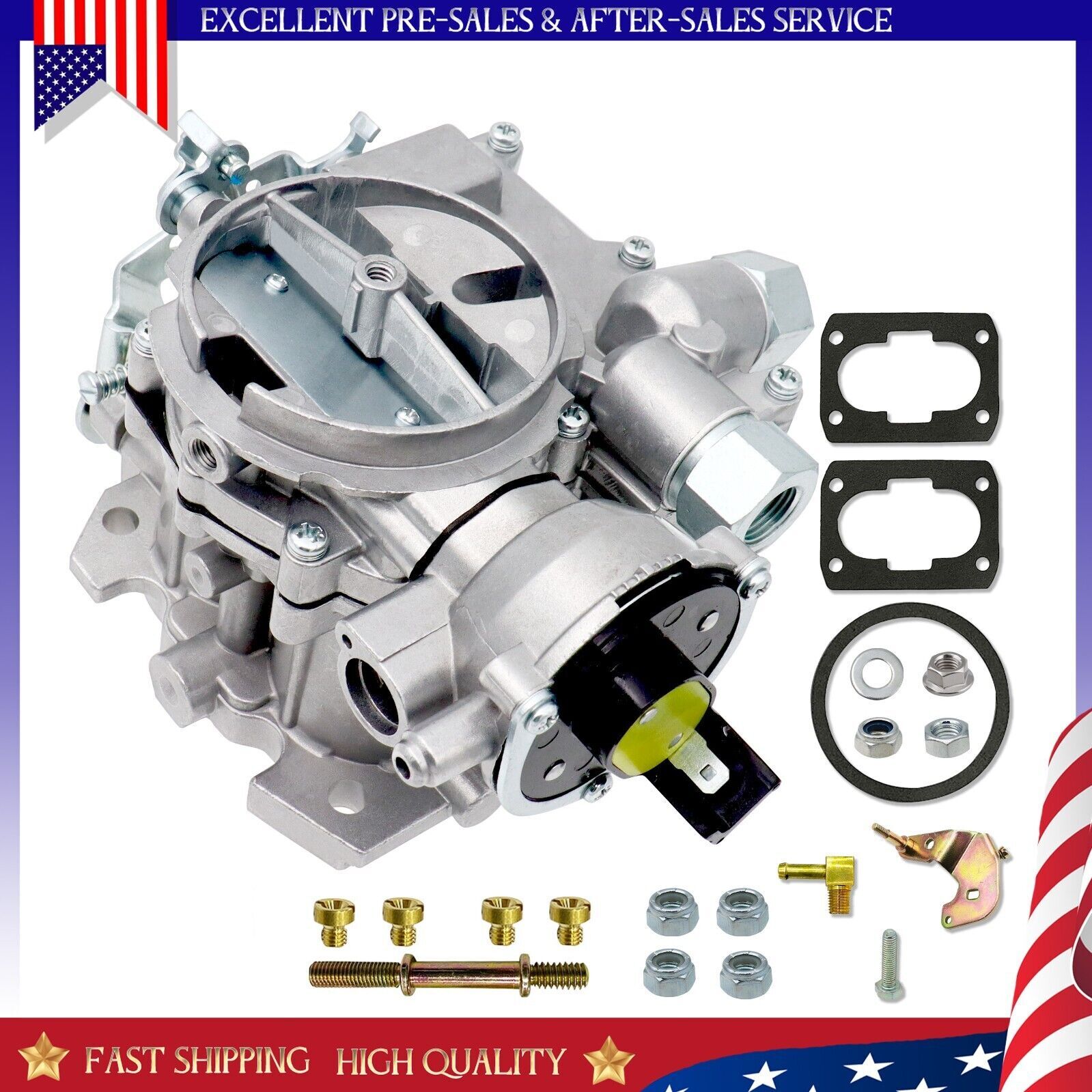 Carburetor for Mercruiser 4 Cylinder 2.5 L 3.0 L Rochester Mercarb Satin 🔥