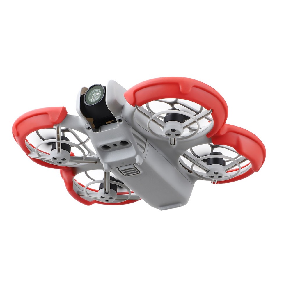 1Pair Red Propeller Guard Bumper Protective Ring Accessories For DJI NEO Drone;;