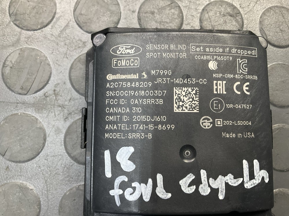 2019-2023 FORD EDGE REAR LEFT DRIVER SIDE BLIND SPOT SENSOR MODULE OEM