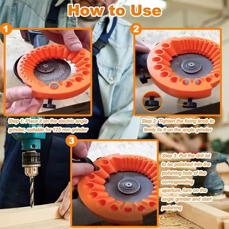 Drill Bit Sharpener Tool Power Drill Grinding Attachment Bit Grinder
