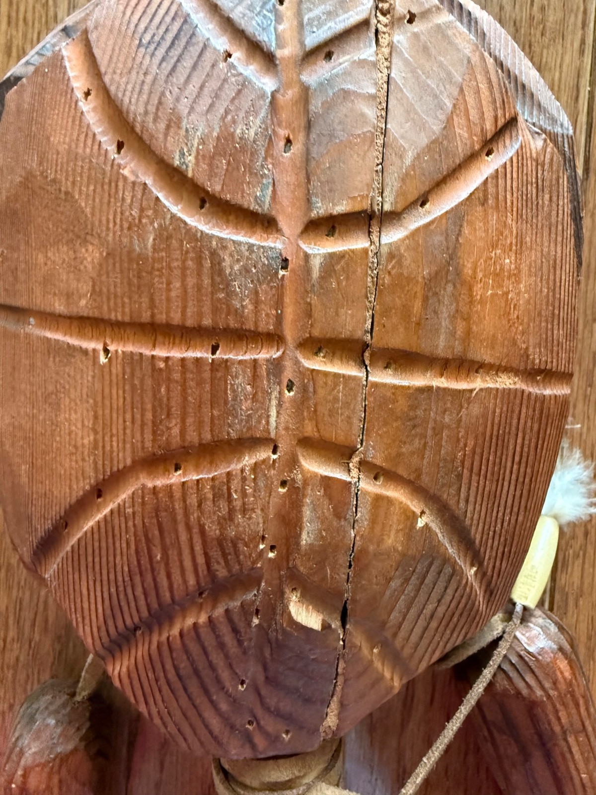 Old Vintage Native American Ceremony Turtle Rattle Shaker Shaman