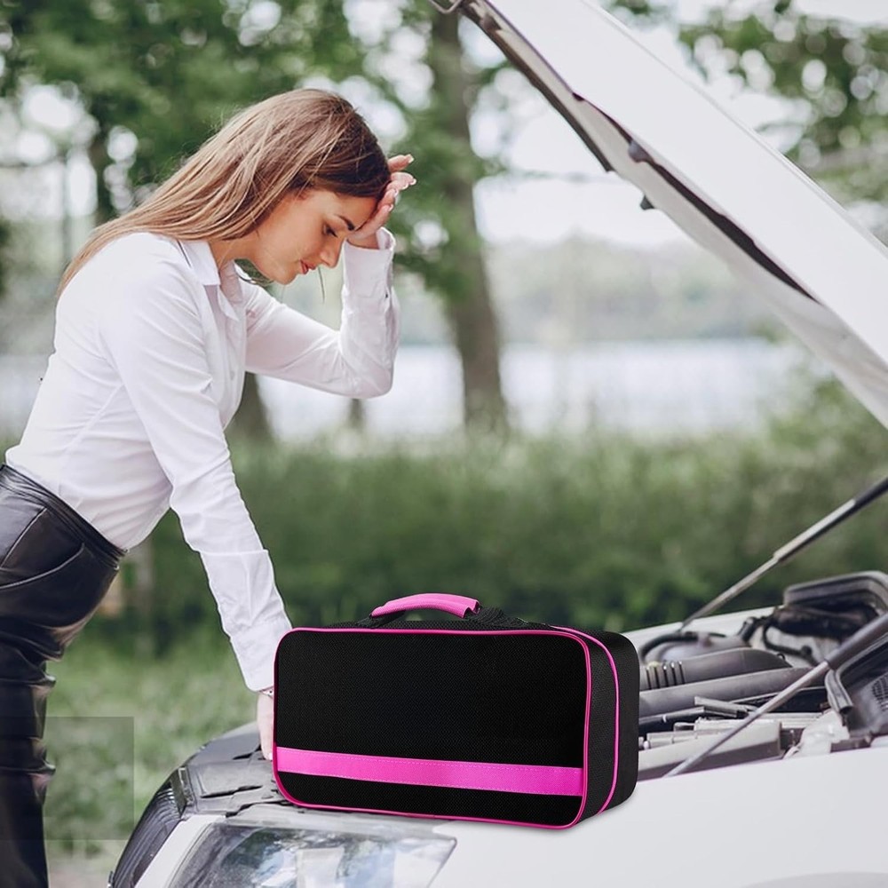 Pink Roadside Emergency Car Kit