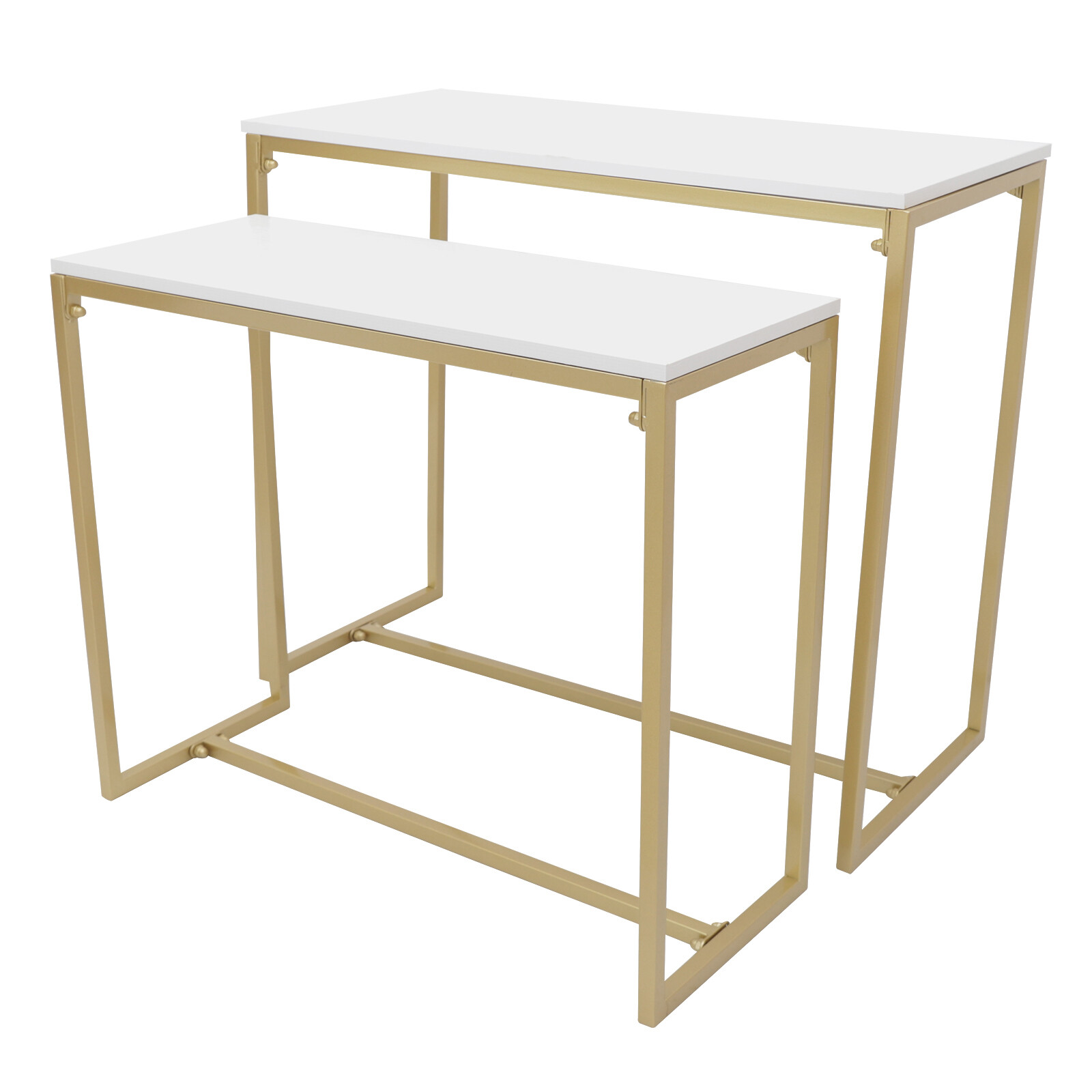 2 PCS Metal Handbag Shoe Display Stand Table Purses Retail Store Display Shelf