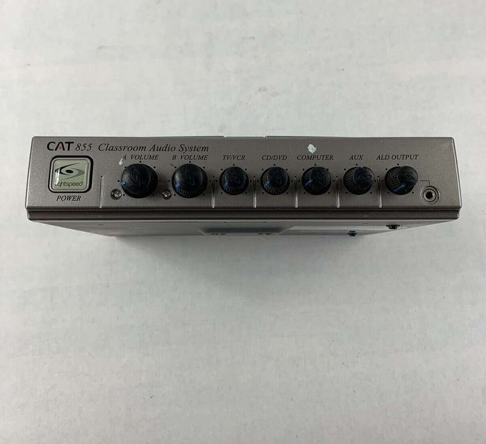 Lightspeed Power CAT 885 Classroom Audio System Untested No Power Cable