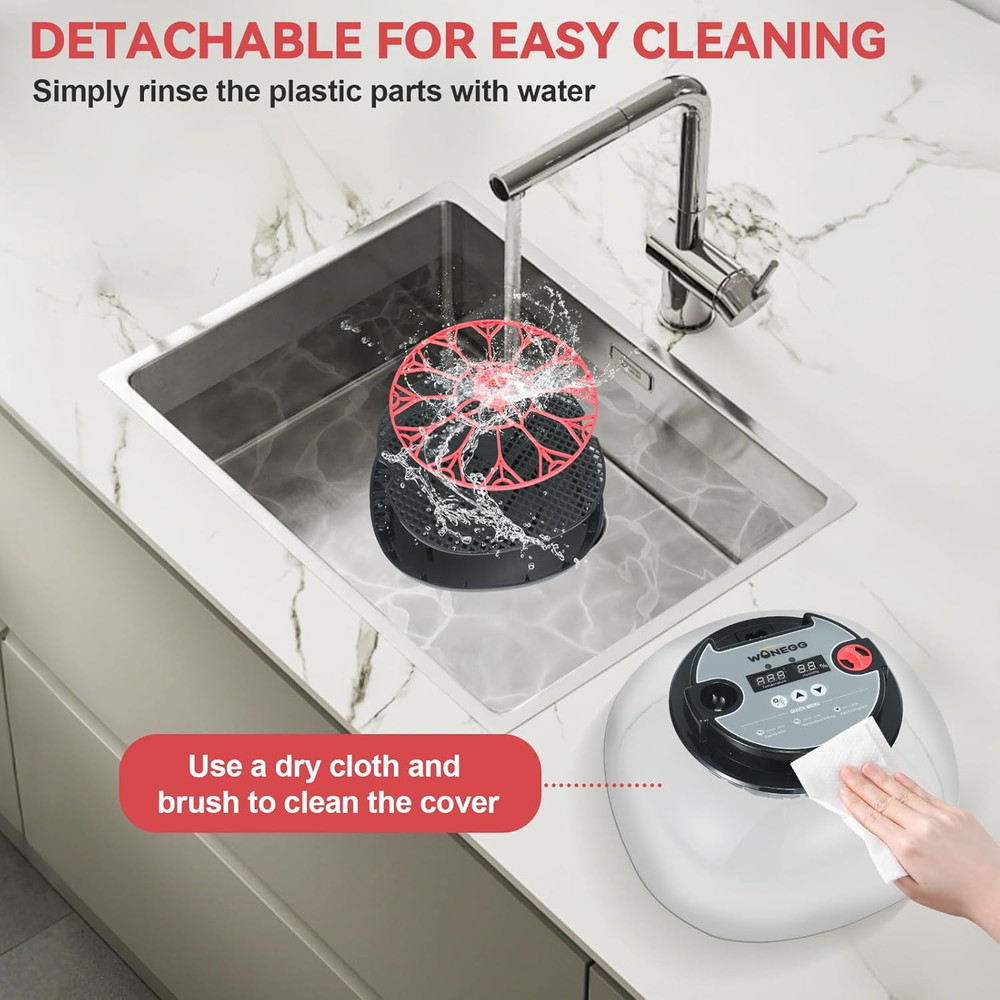 Explore+ 12 Egg Incubator for Beginners, Multi-Level Adaptive Humidity (Auto-Ref