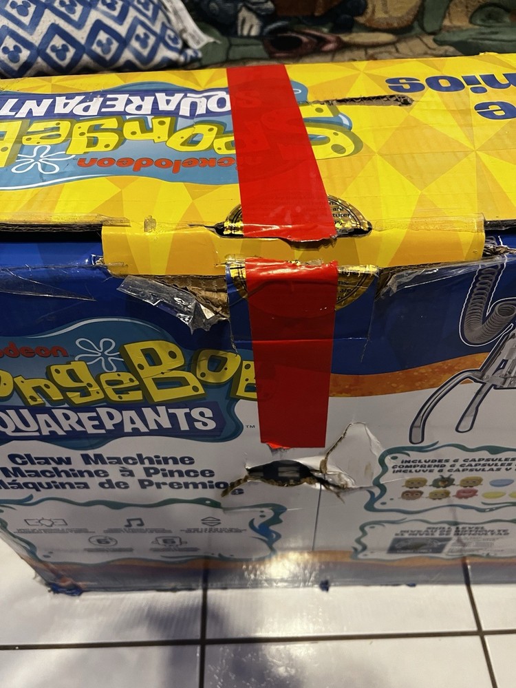 Arcade 1Up SpongeBob SquarePants Claw Machine NEW OPEN BOX