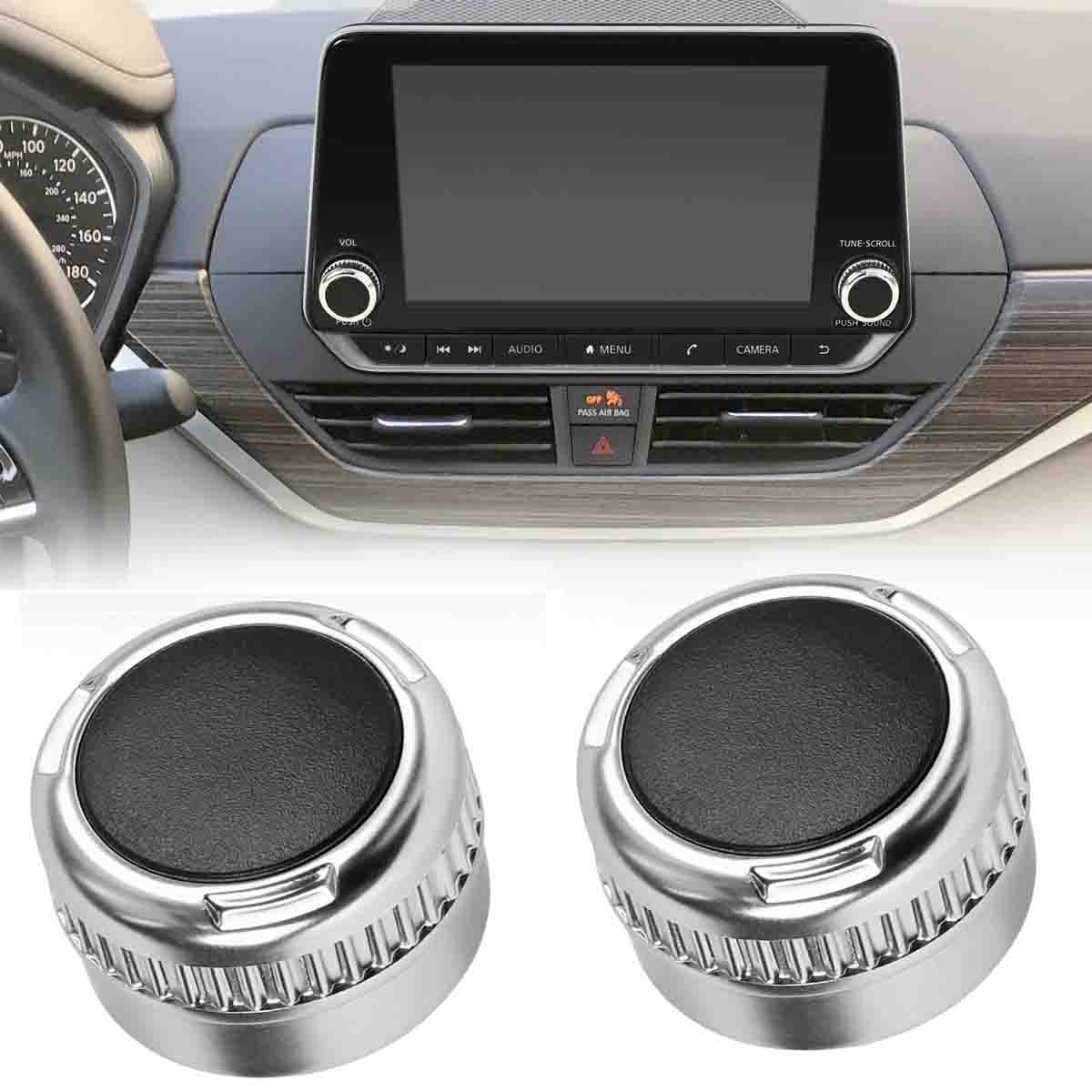 2XRadio Knob Button Volume Stereo Tuner Power Connect For Nissan Kicks 2021-2024