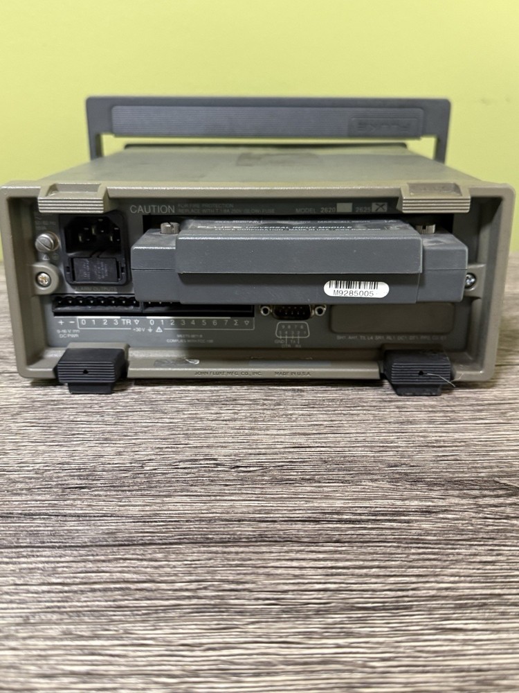 Fluke Hydra 2625 Data Logger Universal Input Module 20 Channels Voltage RS-232C