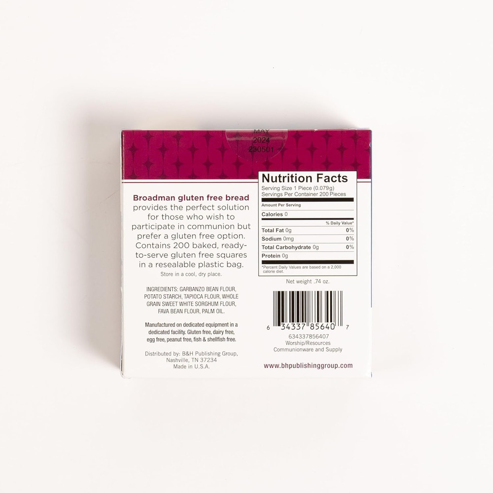 Communion Bread, Gluten Free, 200 Count
