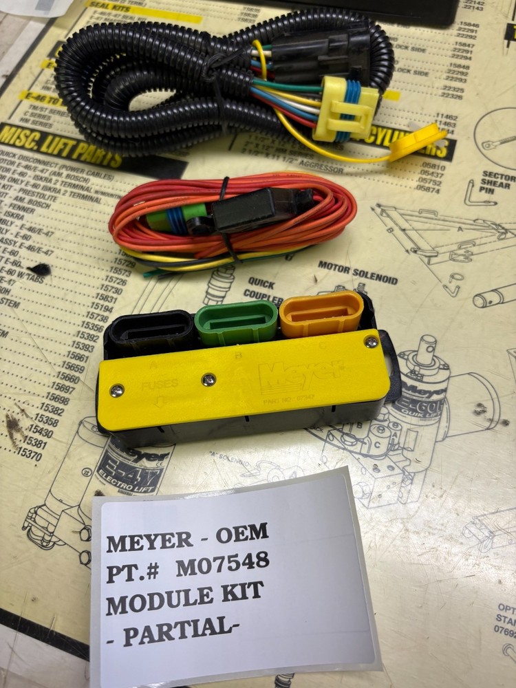 Meyer Snowplow Night Sabre Module kit  Pt.# 07548    Partial Kit