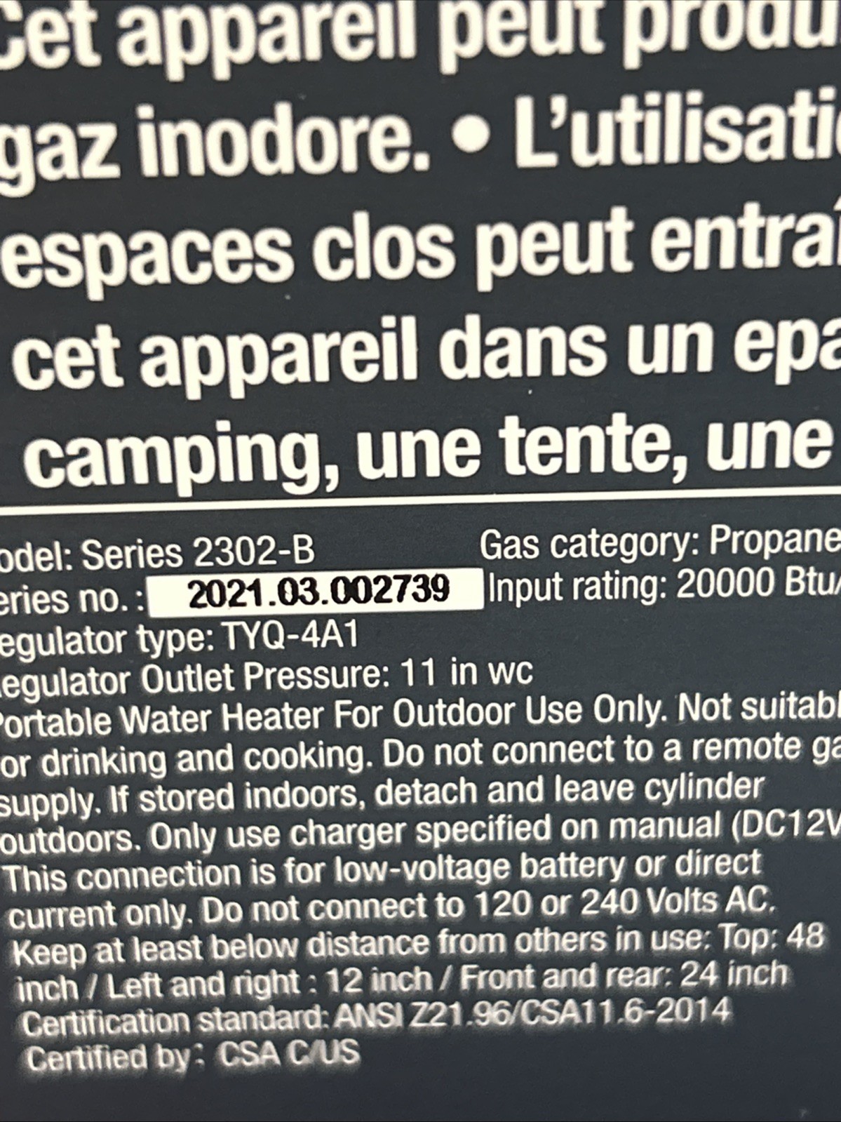 2 Coleman HWOD H2Oasis Portable Water Heater On-Demand Hot Water. Untested! Read
