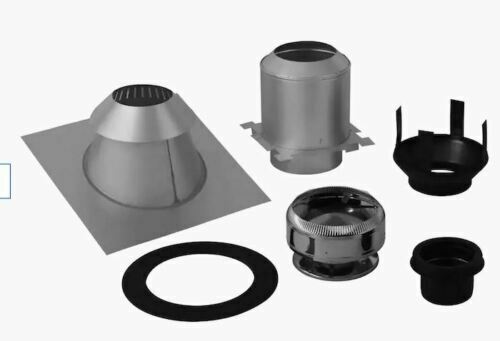NIB SuperVent JSC6DCSP 6" Stove Chimney Pipe FLAT-CEILING SUPPORT KIT