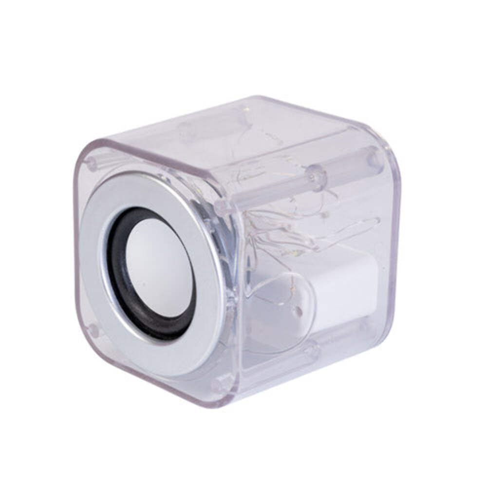 Clear Cube LED Party Speaker