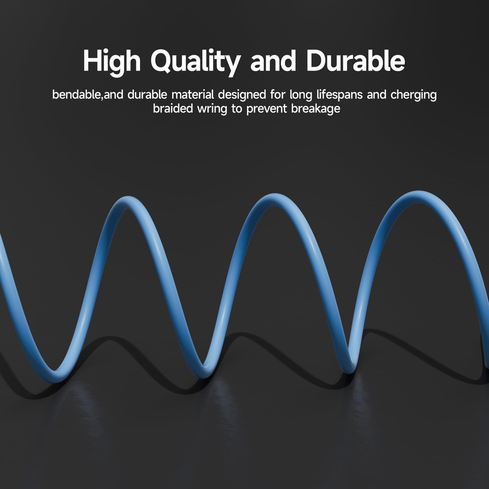 IQlionco 6FT FTDI USB to Micro Console Cable, 2.0 Cable Blue