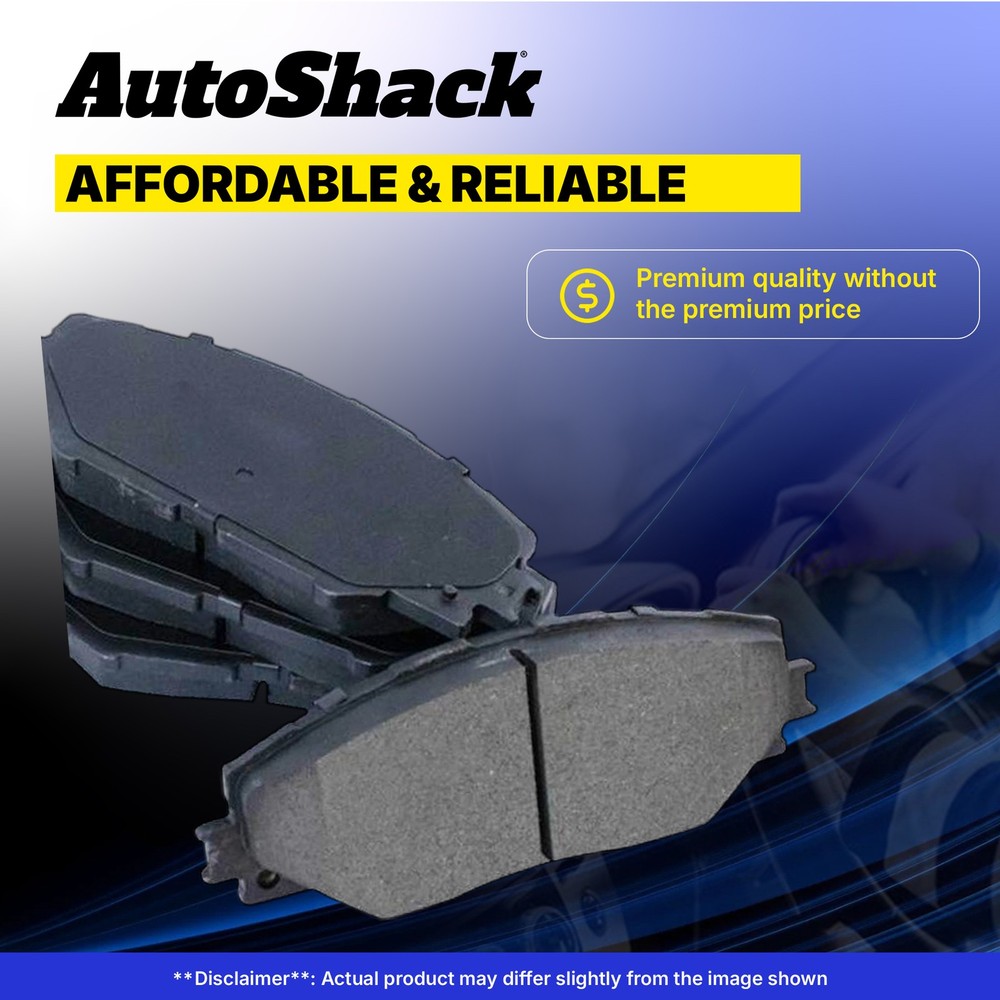 Front Rear Ceramic Brake Pad Set for Chrysler, Pacifica 2017-2023