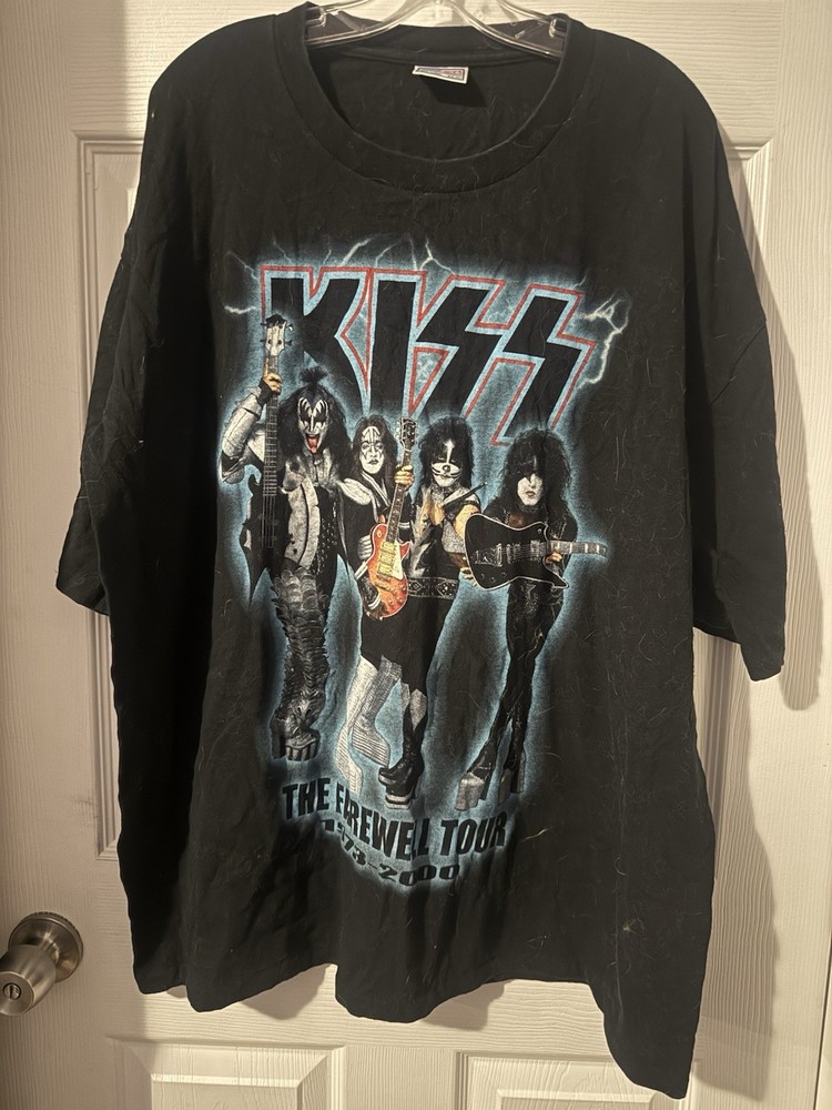 KISS - Farewell World Tour 2000 - Black Concert T-Shirt - Rock-n-Roll - 2XL (52)