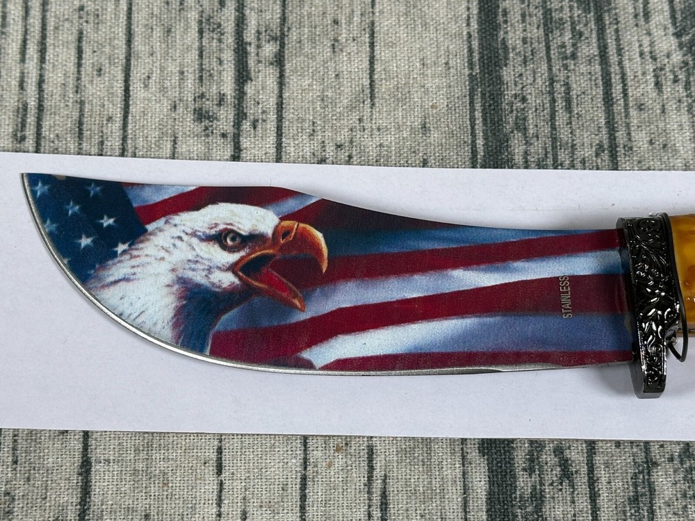 American Eagle Decorative Knife with Stand