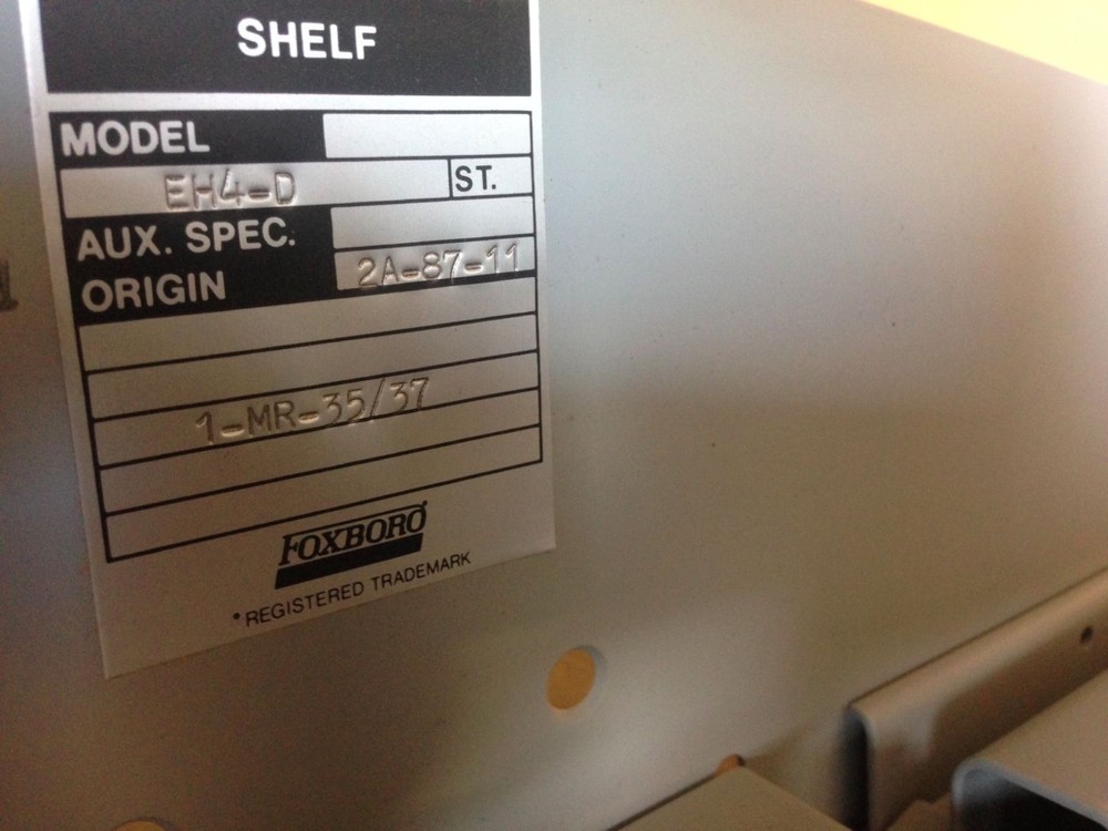 Foxboro EH4-D Rack Shelf Bracket Kit 4-Slot