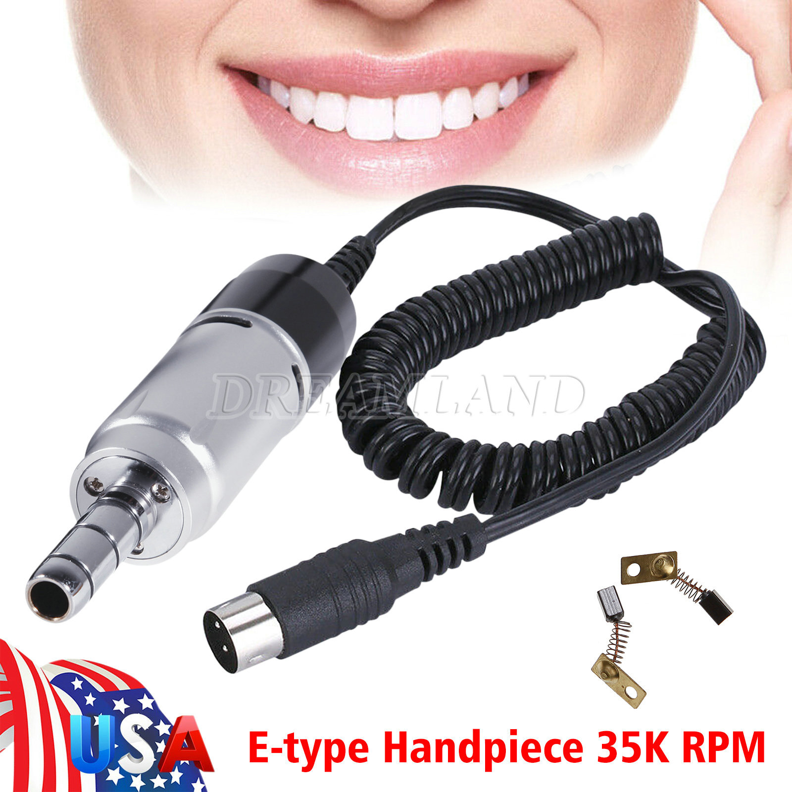 Dental Lab Marathon Electric Micromotor Polishing Unit + 35K rpm Motor Handpiece