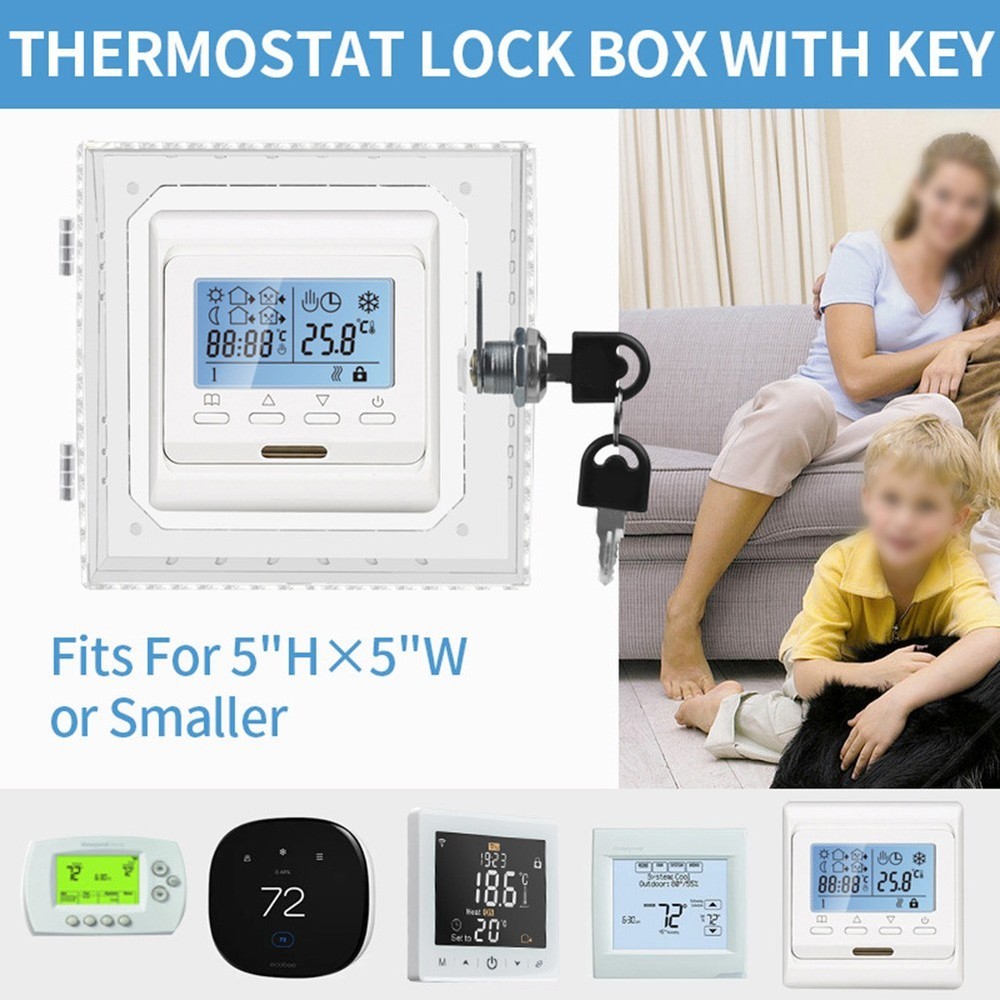 Lockable Transparent Guard Box for Energy Efficient Temperature Control