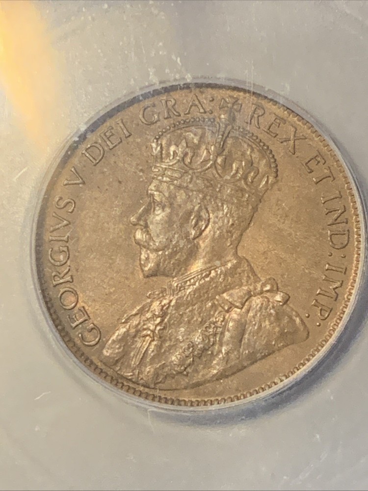 1913 CANADA LARGE CENT ~ ICG MS62BN