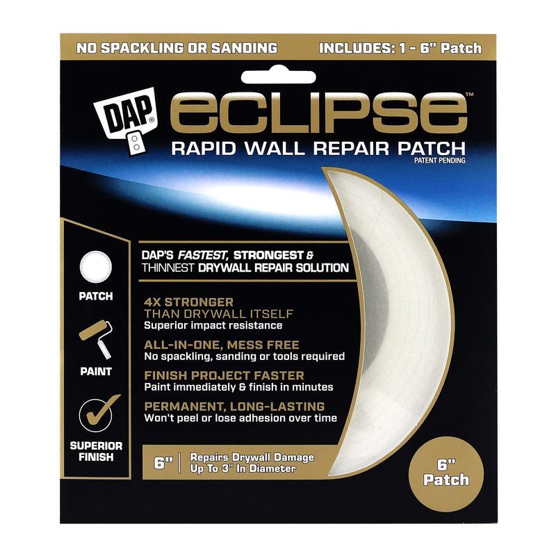 ECLIPSE 7079809165 Eclipse Rapid Wall Repair Patch 6" Clear