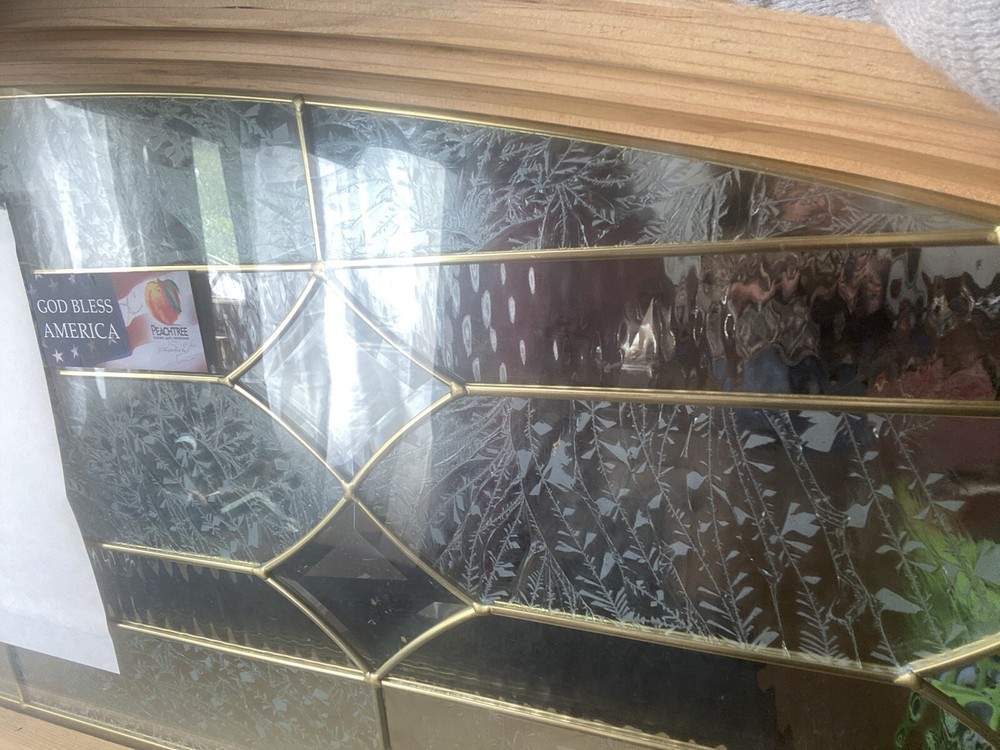 Transom Leaded Brass Window