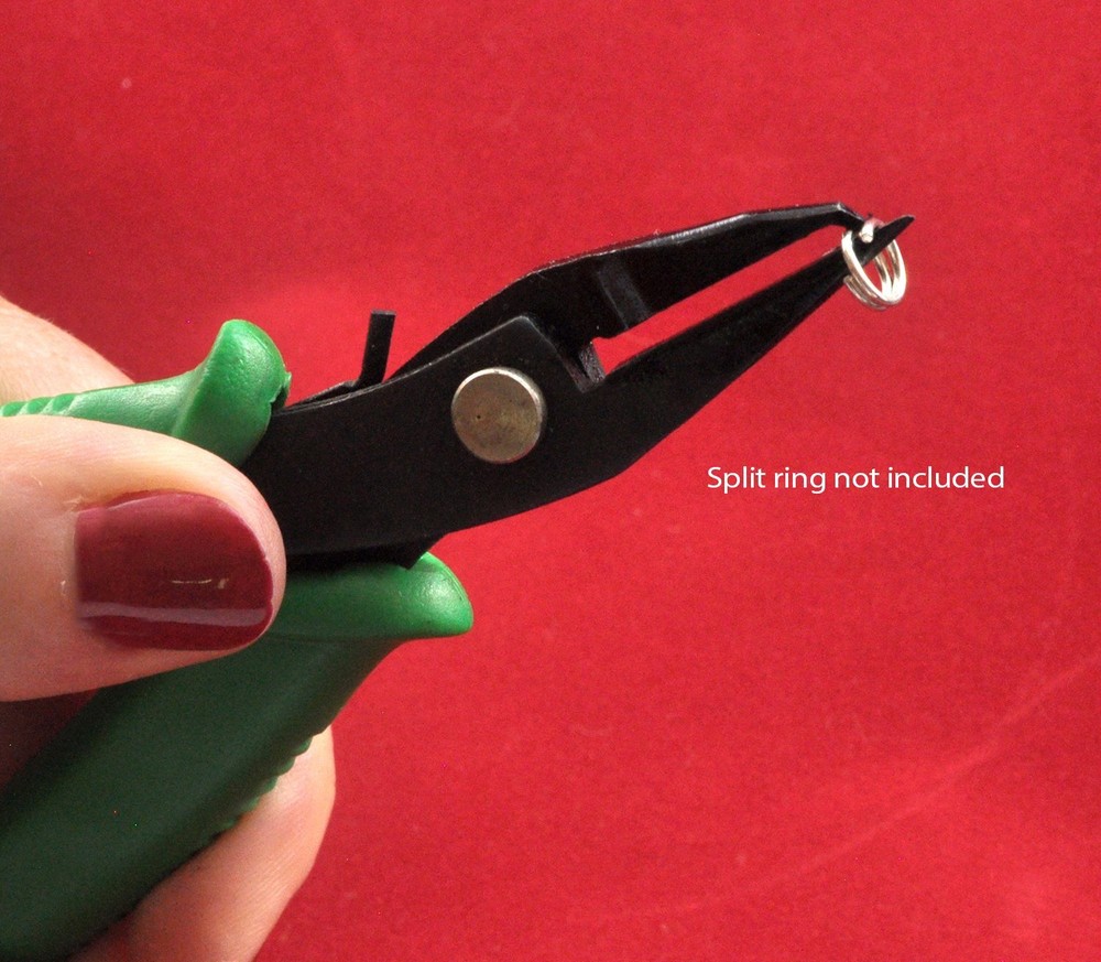 (2 Pack) Bead Buddy Split Ring Pliers for Crafting - Opens Split Rings Easily...