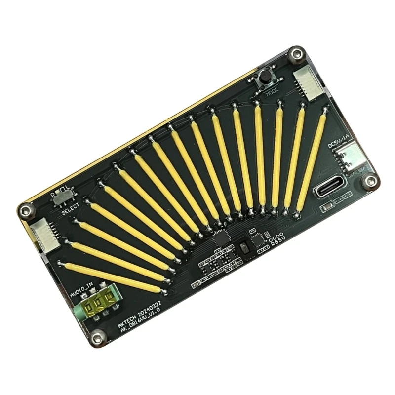 Sound Control & Wired Input LED Music Rhythm Audio Level Indicator VU Meter