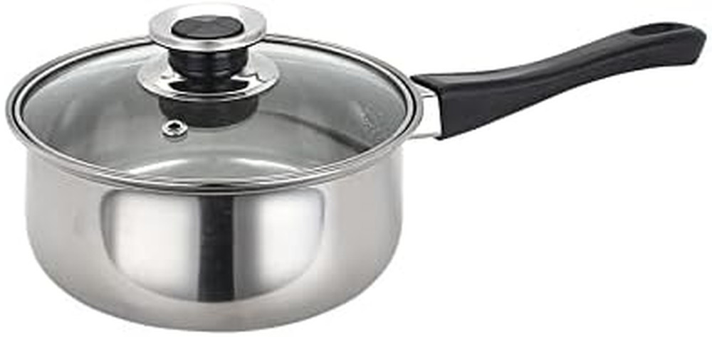 12 Piece Stainless Steel Cookware Set, Silver