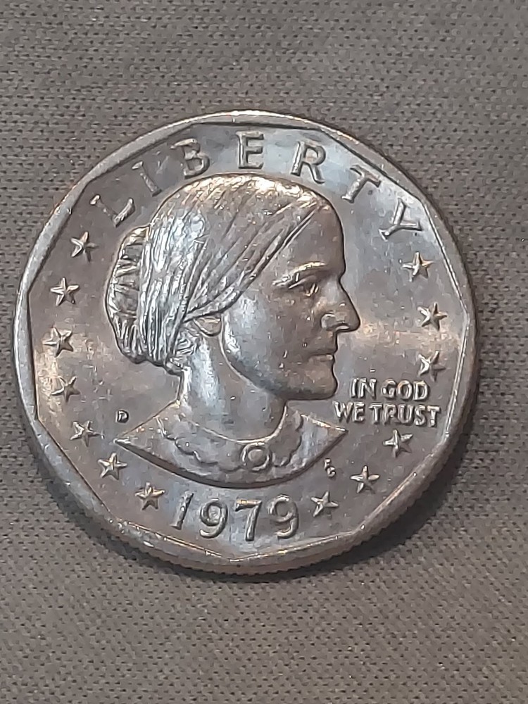 1979 - D Susan B Anthony Dollar Rare Error - Off Centered