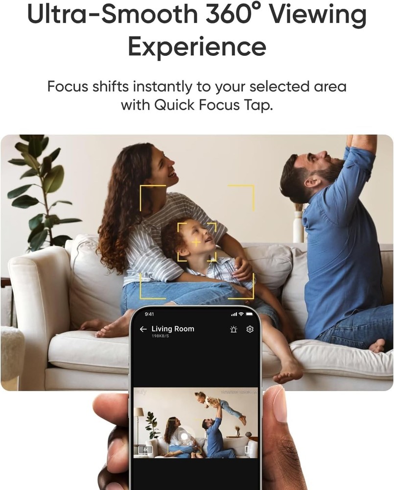 eufy Security 4K Indoor Camera E30-No Subscription,Work as Pet White