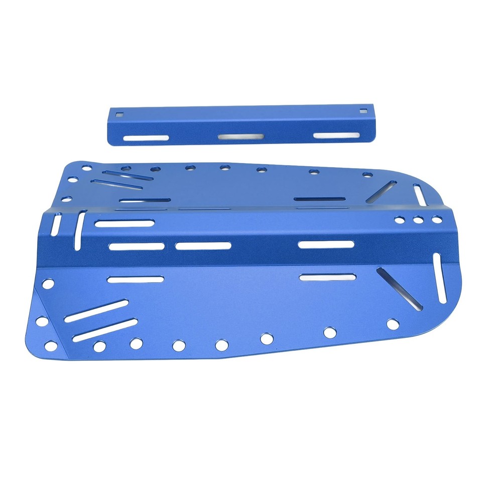 Blue Diving Backplate Aluminum Single Double Bottle Compatible Diver BCD WT