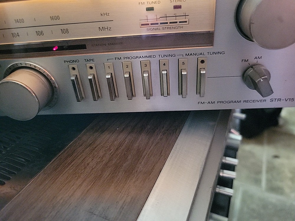 SONY STR-V15 Stereo Receiver Programmable Presets Tested