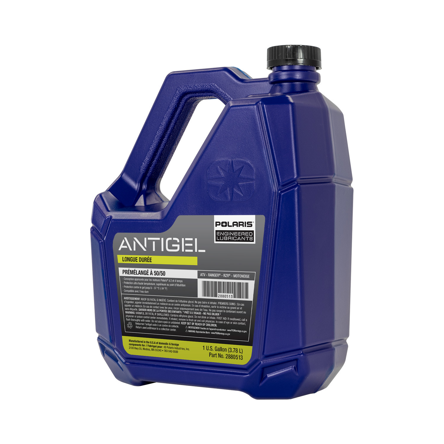 Polaris 50/50 Premix Extended Life Antifreeze for Snowmobile and Off Road