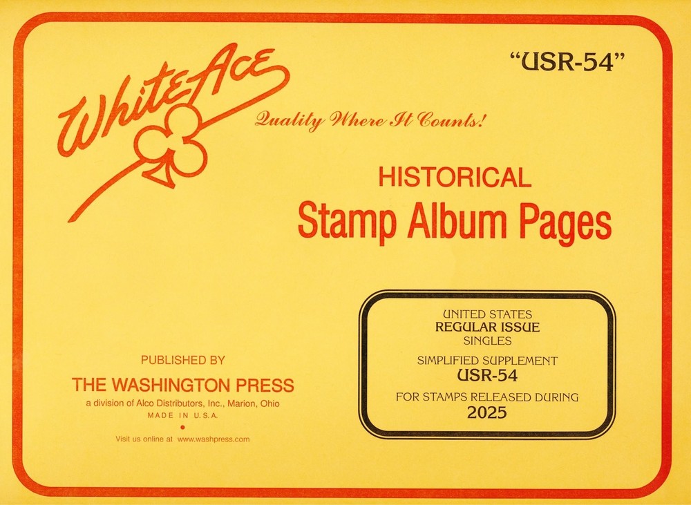 WHITE ACE 2025 US Regular Issue Singles Simplified Album Supplement USR-54  NEW!