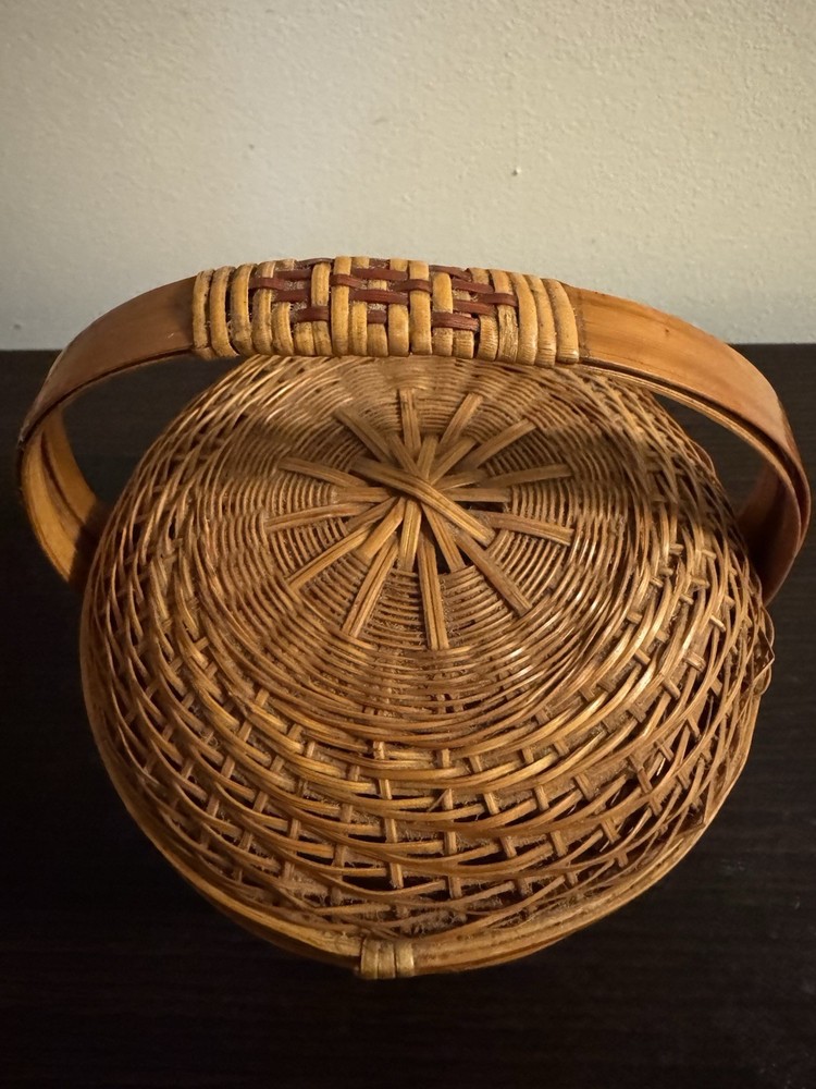 Vintage Chinese Sewing Basket