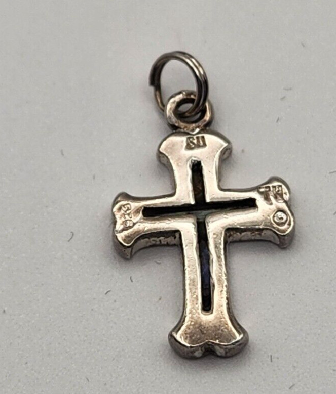 Abalone Cross Pendant -925 Silver
