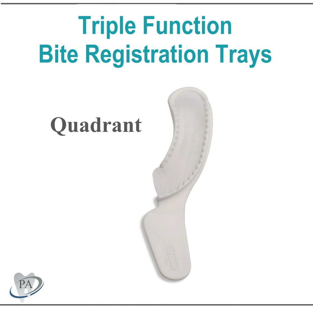 Dental Impression Bite Registration Triple Trays Mold (Choose Size & Quantity)
