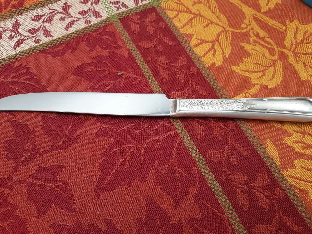 Rogers Stainless Dinner Knives Wheat Flower Pattern