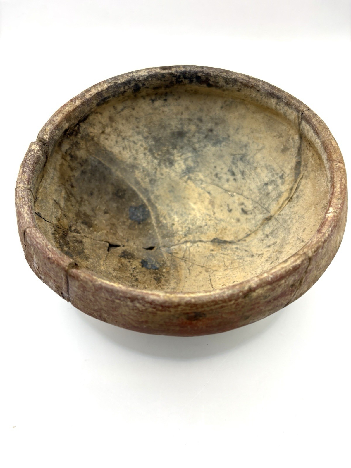 PRE-COLUMBIAN POTTERY PERU COASTAL ANDES REDWARE BOWL CHANCAY- CHIMU 900-1400 CE