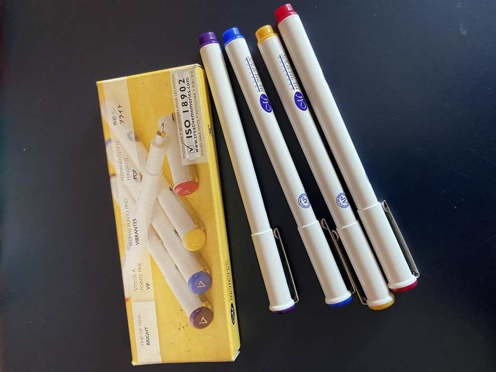 Creative memories Bright Pens Fine-tip 4 Pk