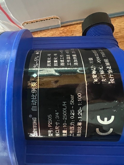 P2505 Dosatron-Style Proportioning Dosing Pump