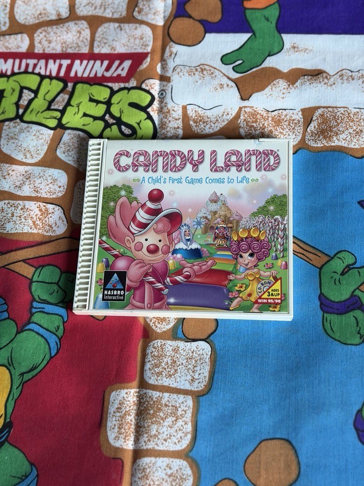 Hasbro Interactive Candy Land Computer CD ROM Game 1998 Age 3 & Up Used
