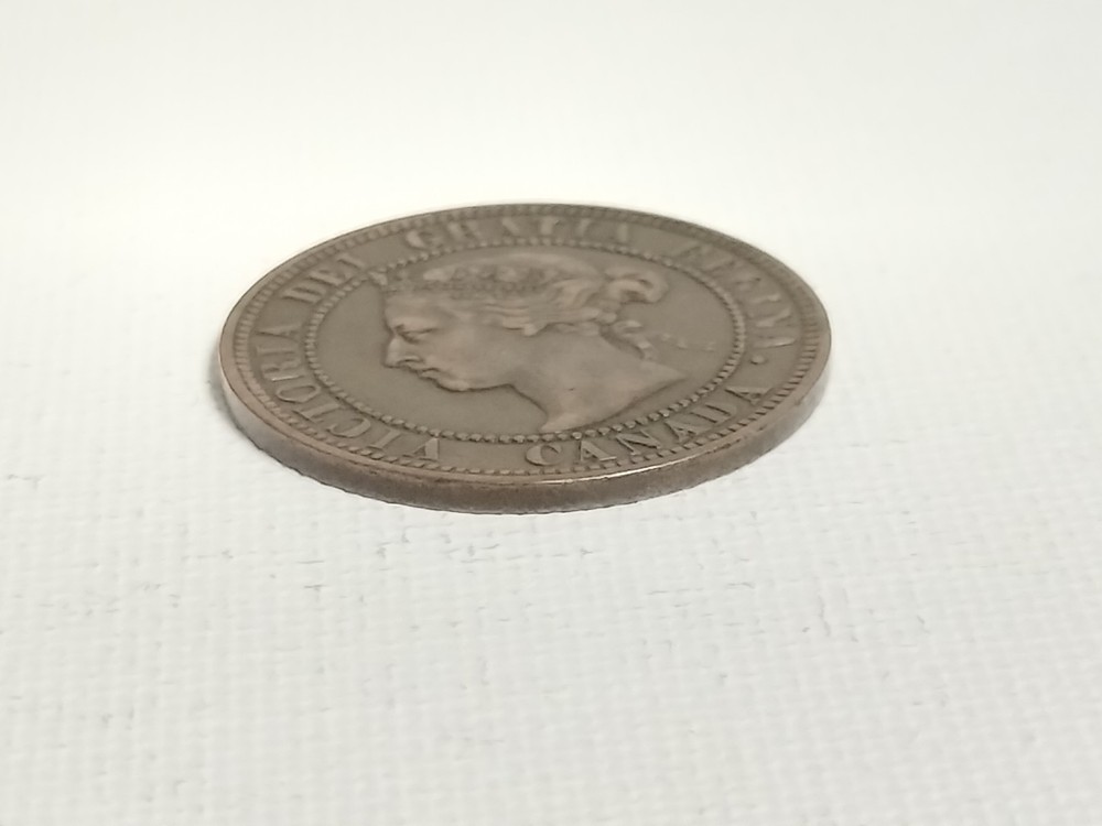 1898 One Cent Canada Bronze Coin