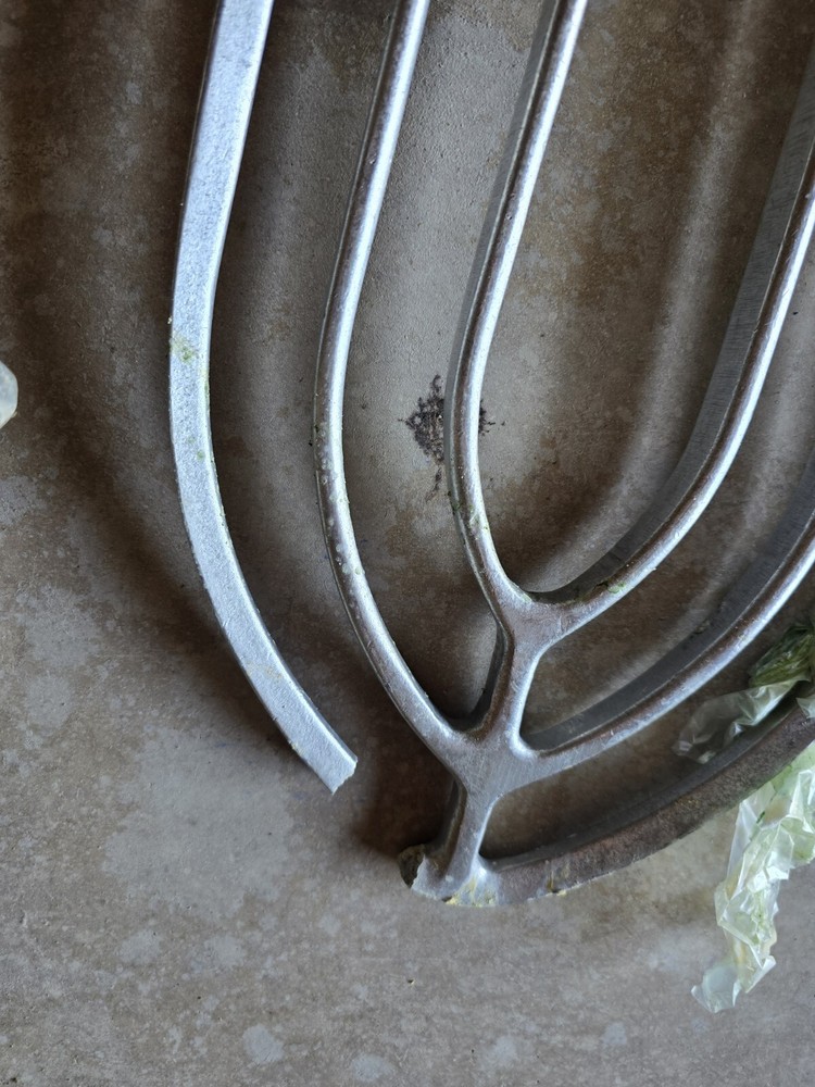 Hobart Attachment Set Dough Hook Wire Whip Flat Beater