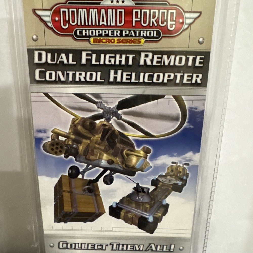 Command Force AH-64 Micro Series Dual Flight Remote Control Helicopter NIB