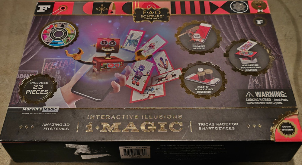FAO Schwarz Interactive Illusions i-Magic Kit 23 Piece Open Box New